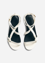 Asymmetric Sandal in Ivory - CO Collections